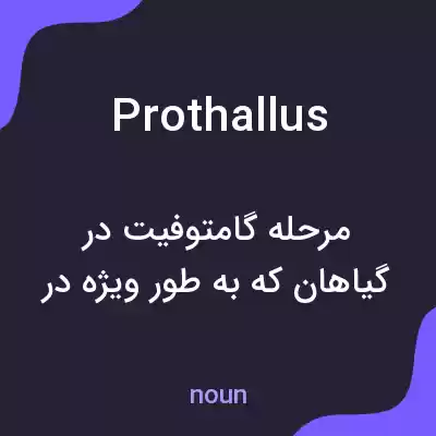 معنی prothallus به فارسی معنی prothallus به فارسی