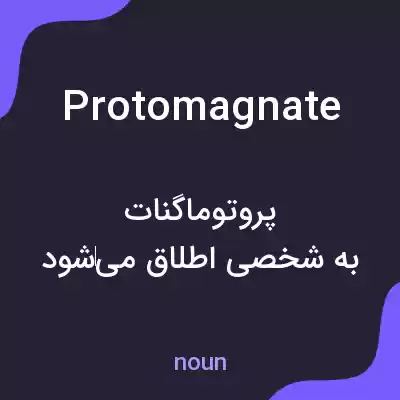 معنی protomagnate به فارسی معنی protomagnate به فارسی