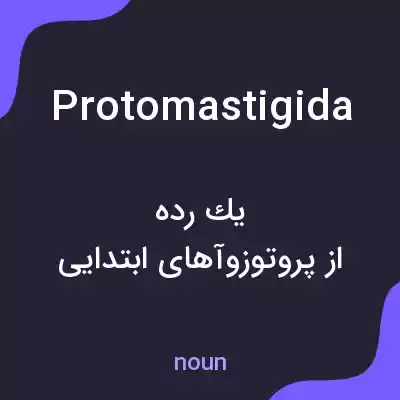 معنی protomastigida به فارسی معنی protomastigida به فارسی