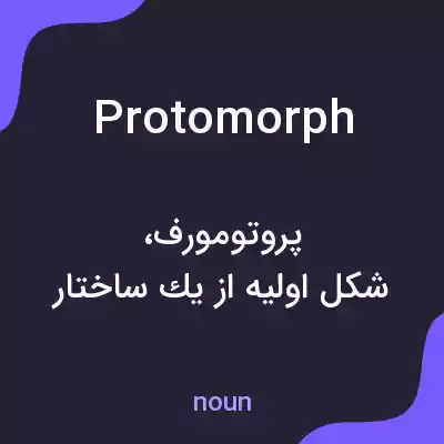 معنی protomorph به فارسی معنی protomorph به فارسی