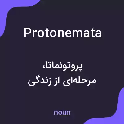 معنی protonemata به فارسی معنی protonemata به فارسی