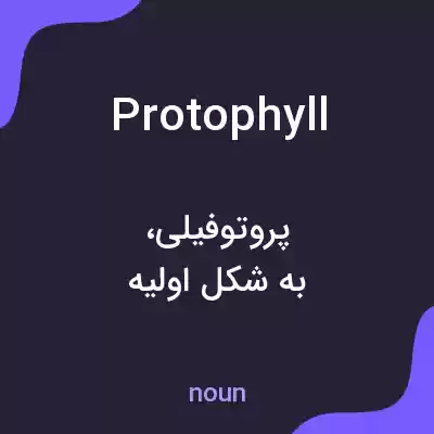 معنی protophyll به فارسی معنی protophyll به فارسی