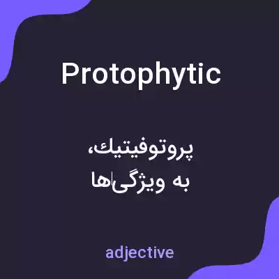 معنی protophytic به فارسی معنی protophytic به فارسی