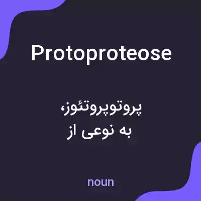 معنی protoproteose به فارسی معنی protoproteose به فارسی