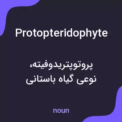 معنی protopteridophyte به فارسی معنی protopteridophyte به فارسی