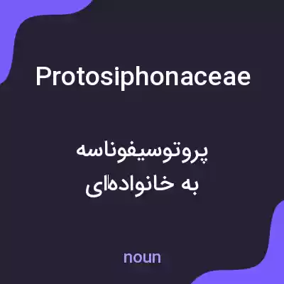 معنی protosiphonaceae به فارسی معنی protosiphonaceae به فارسی