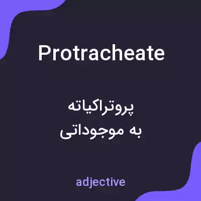 معنی protracheate به فارسی معنی protracheate به فارسی