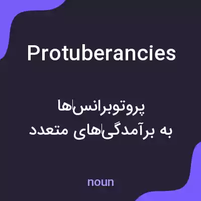 معنی protuberancies به فارسی معنی protuberancies به فارسی