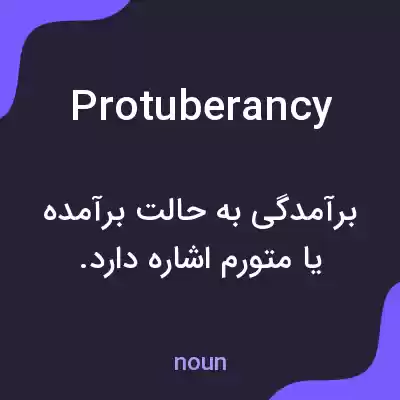 معنی protuberancy به فارسی معنی protuberancy به فارسی