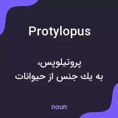 معنی protylopus به فارسی معنی protylopus به فارسی