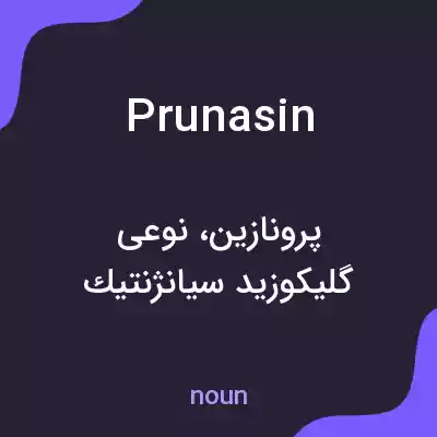 معنی prunasin به فارسی معنی prunasin به فارسی