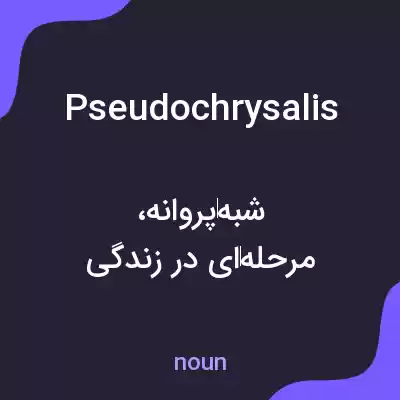 معنی pseudochrysalis به فارسی