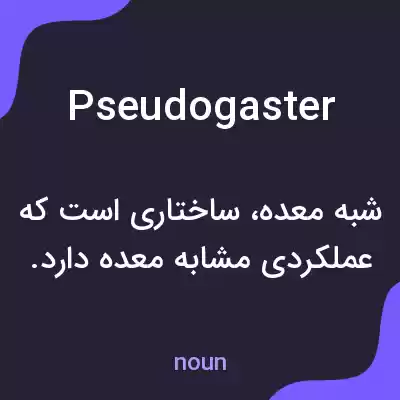 معنی pseudogaster به فارسی معنی pseudogaster به فارسی