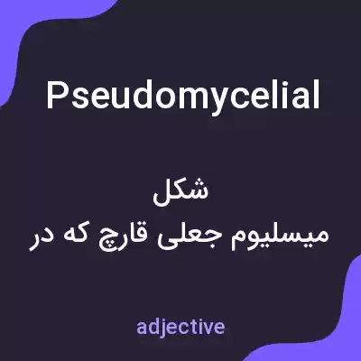 معنی pseudomycelial به فارسی معنی pseudomycelial به فارسی