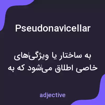 معنی pseudonavicellar به فارسی معنی pseudonavicellar به فارسی