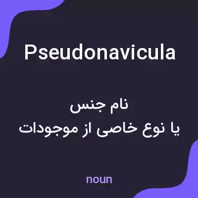 معنی pseudonavicula به فارسی معنی pseudonavicula به فارسی