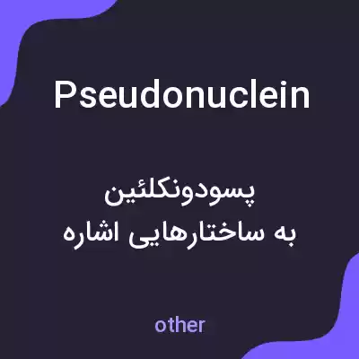 معنی pseudonuclein به فارسی معنی pseudonuclein به فارسی
