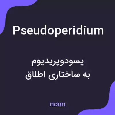 معنی pseudoperidium به فارسی معنی pseudoperidium به فارسی