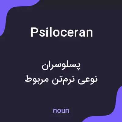معنی psiloceran به فارسی معنی psiloceran به فارسی