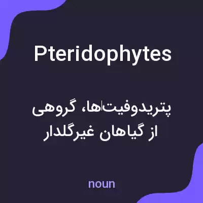 معنی pteridophytes به فارسی معنی pteridophytes به فارسی