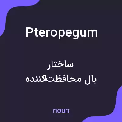 معنی pteropegum به فارسی معنی pteropegum به فارسی