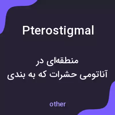 معنی pterostigmal به فارسی معنی pterostigmal به فارسی