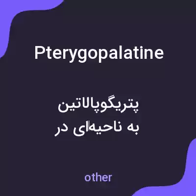 معنی pterygopalatine به فارسی معنی pterygopalatine به فارسی