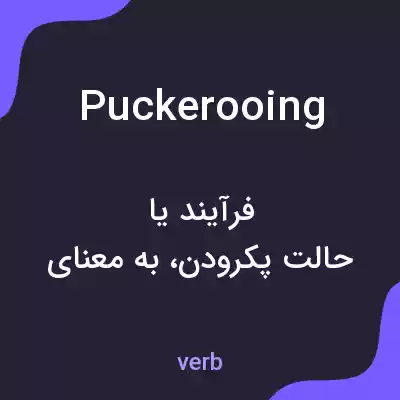 معنی puckerooing به فارسی معنی puckerooing به فارسی