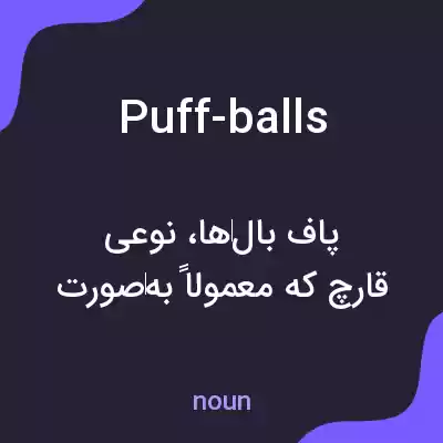 معنی puff-balls به فارسی معنی puff-balls به فارسی