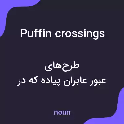 معنی puffin crossings به فارسی معنی puffin crossings به فارسی