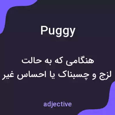 معنی puggy به فارسی معنی puggy به فارسی