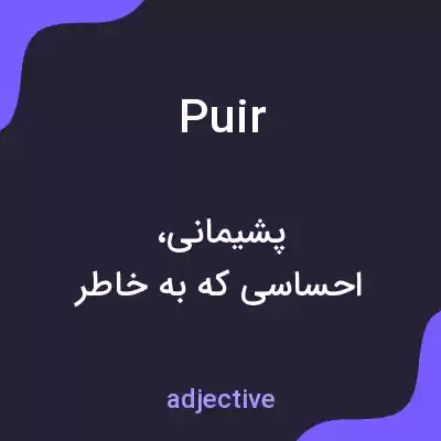 معنی puir به فارسی