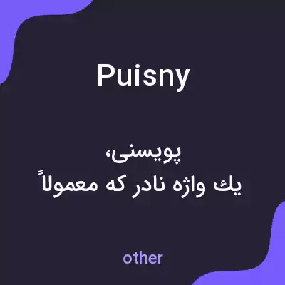معنی puisny به فارسی معنی puisny به فارسی