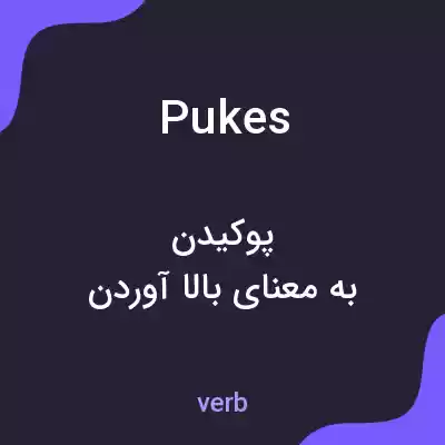 معنی pukes به فارسی معنی pukes به فارسی