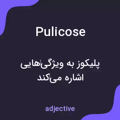 معنی pulicose به فارسی معنی pulicose به فارسی