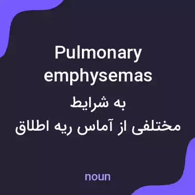 معنی pulmonary emphysemas به فارسی معنی pulmonary emphysemas به فارسی