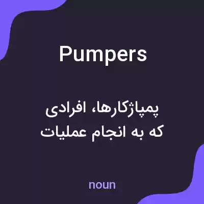 معنی pumpers به فارسی معنی pumpers به فارسی