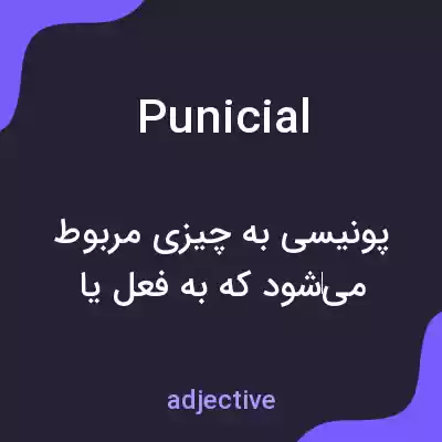 معنی punicial به فارسی معنی punicial به فارسی