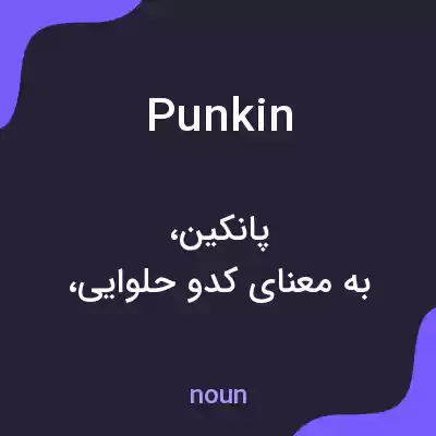 معنی punkin به فارسی معنی punkin به فارسی
