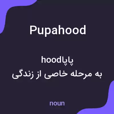 معنی pupahood به فارسی معنی pupahood به فارسی