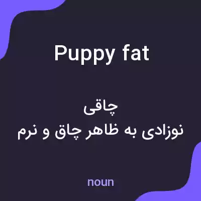 معنی puppy fat به فارسی معنی puppy fat به فارسی