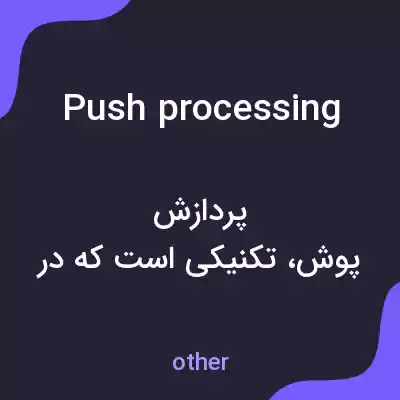 معنی push processing به فارسی معنی push processing به فارسی