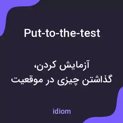 معنی put-to-the-test به فارسی معنی put-to-the-test به فارسی