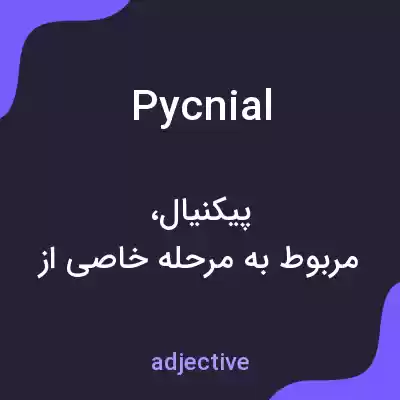 معنی pycnial به فارسی معنی pycnial به فارسی