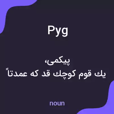 معنی pyg به فارسی