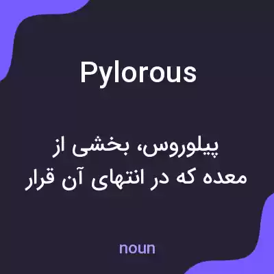 معنی pylorous به فارسی معنی pylorous به فارسی