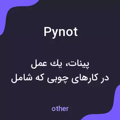 معنی pynot به فارسی معنی pynot به فارسی