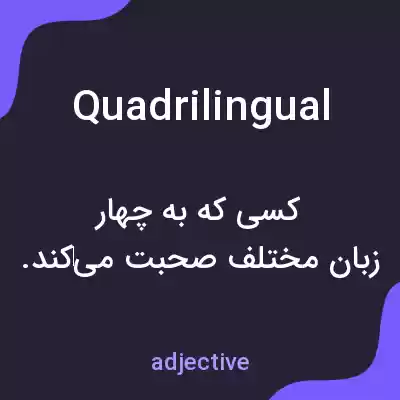 معنی quadrilingual به فارسی معنی quadrilingual به فارسی