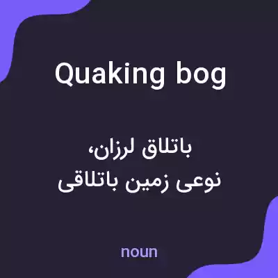 معنی quaking bog به فارسی معنی quaking bog به فارسی