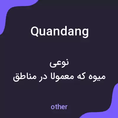 معنی quandang به فارسی معنی quandang به فارسی